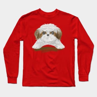 Grumpy Shih Tzu Long Sleeve T-Shirt